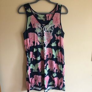Simply Southern elephant print Cotton loungewear S